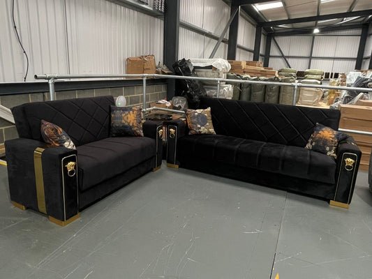 New 3+2 seater sofa bed